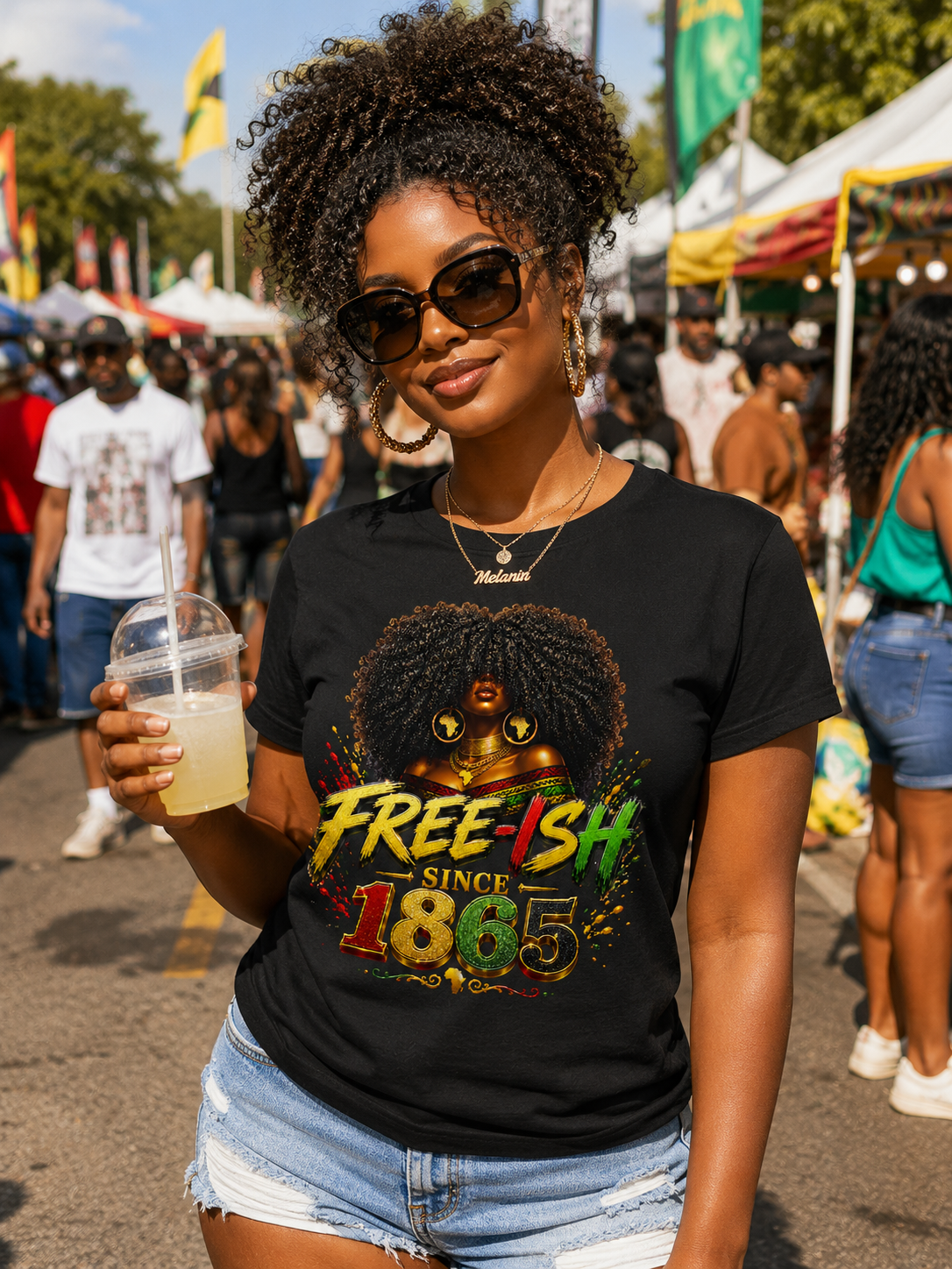 Juneteenth PNG, Black Excellence PNG, Melanin Queen Design, Afro Woman Sublimation, Instant Digital Download