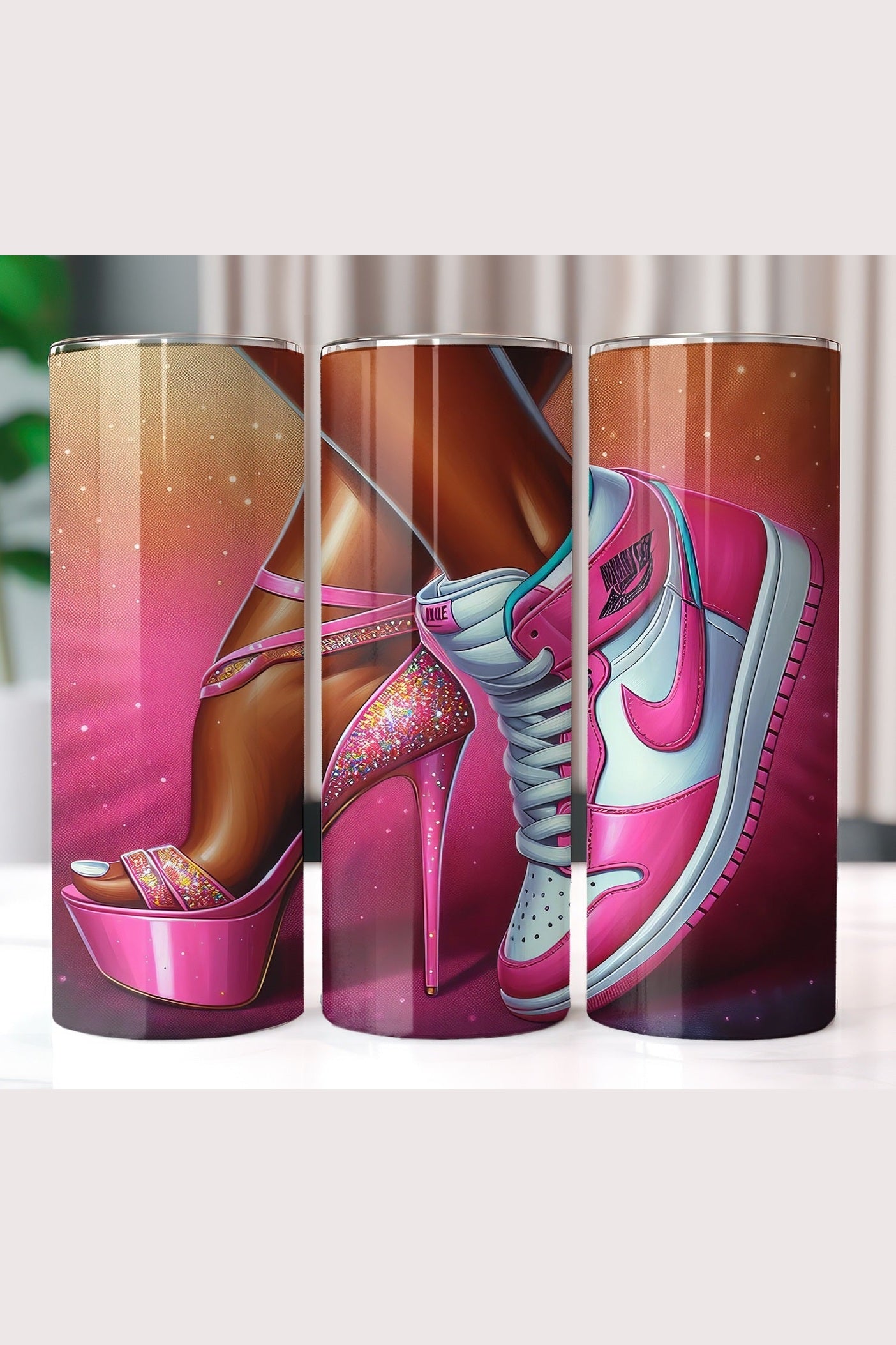 Glam Tumbler Wrap Designs | Sublimation PNG Collection