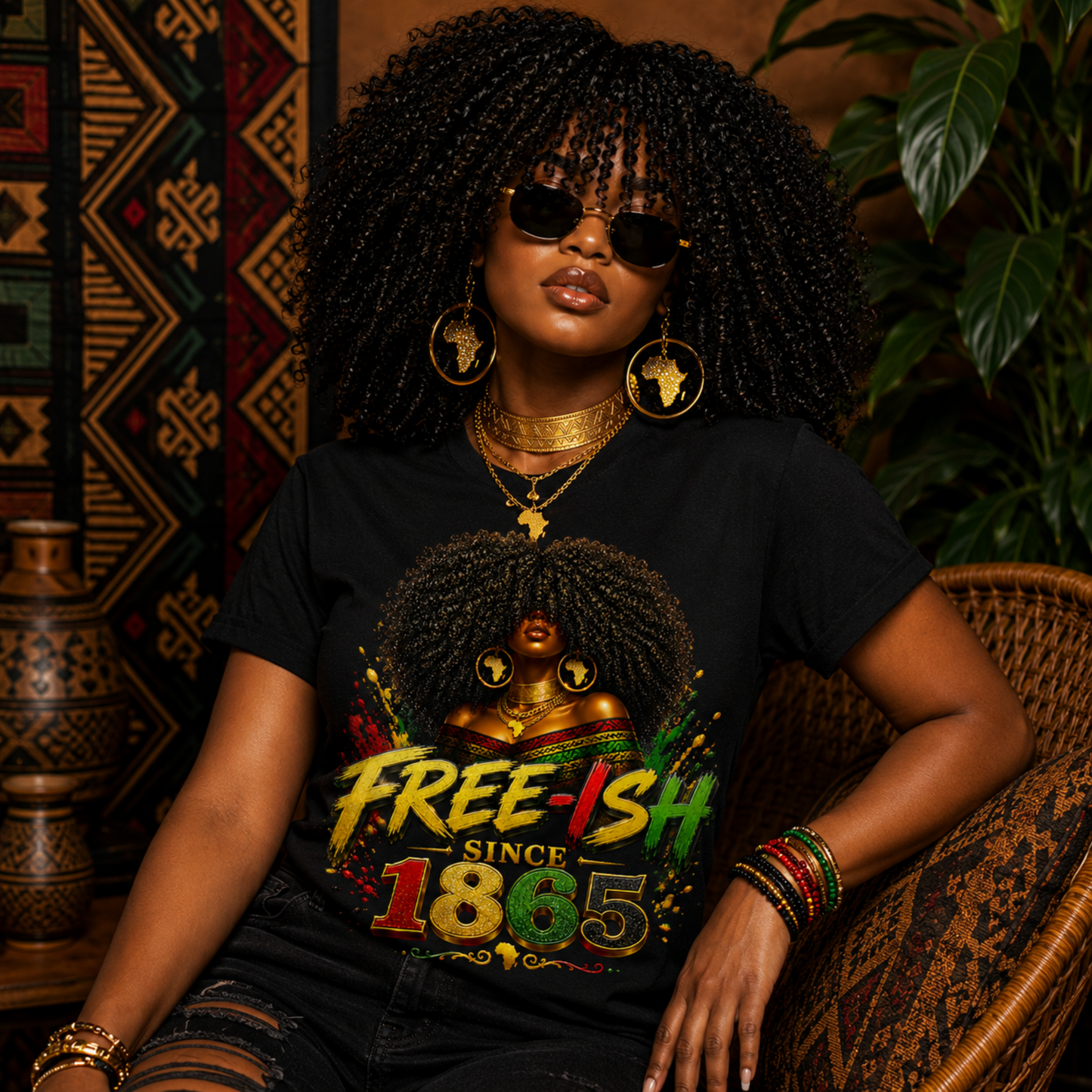 Juneteenth PNG, Black Excellence PNG, Melanin Queen Design, Afro Woman Sublimation, Instant Digital Download