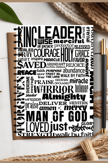 Man of God Journal for Men | Christian Notebook | Faith-Based Leadership Journal | Bible Study & Prayer Notebook | Spiritual Gift for Him