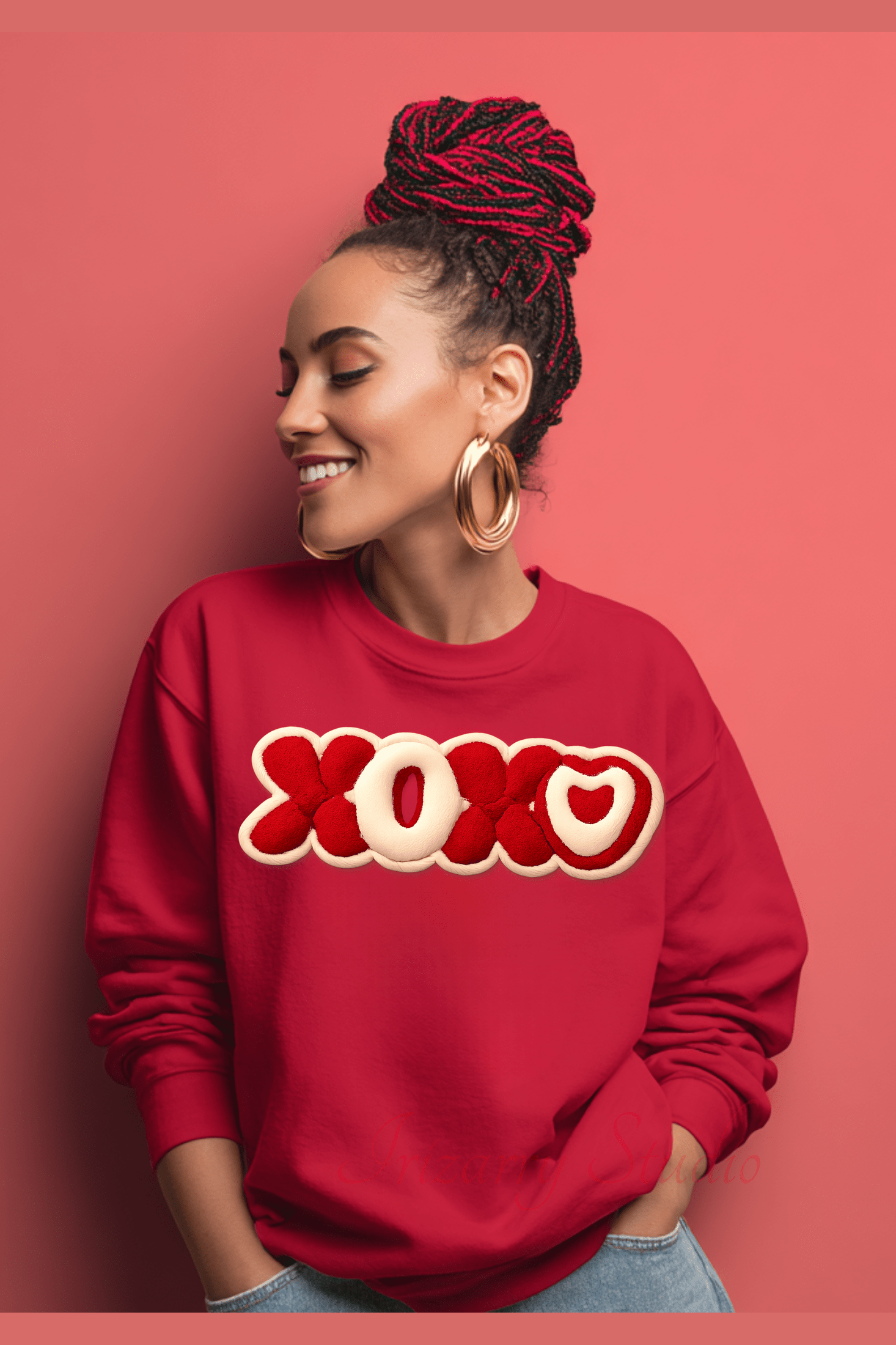 Self Love Club XOXO PNG | Valentine's Day Digital Art | Cute Bow Cookie Clipart | Instant Digital Download for Sublimation & DTF